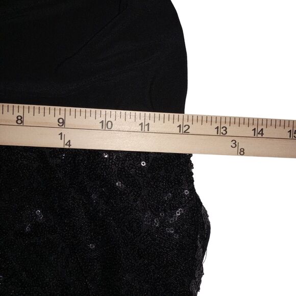 Night Way Collections RN 53048 Black Gown Size 4 - Picture 6 of 8